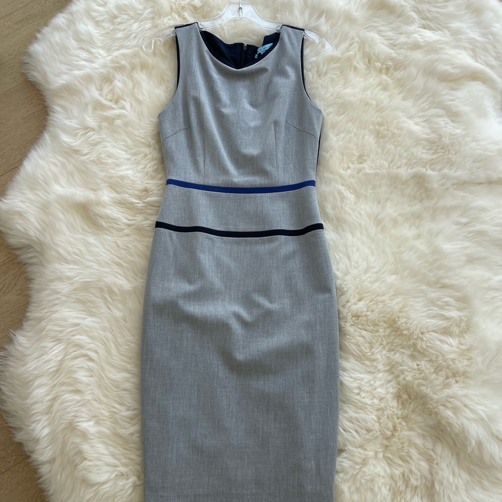 Antonio Melani Gray Midi Dress